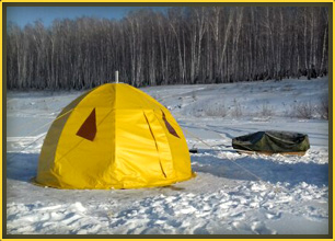 Мобильная шатровая юрта Модель 331-214 (зима)